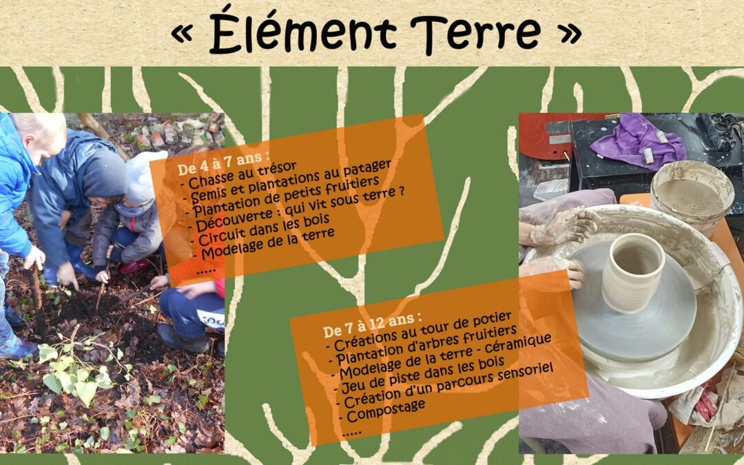 Couronne de terre – stage du 28 avril au 02 mai