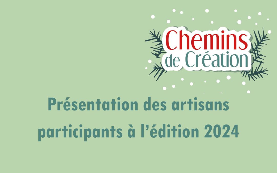 Présentation des artisans 2024