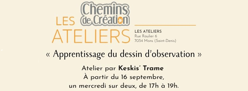 Apprentissage du dessin d’observation